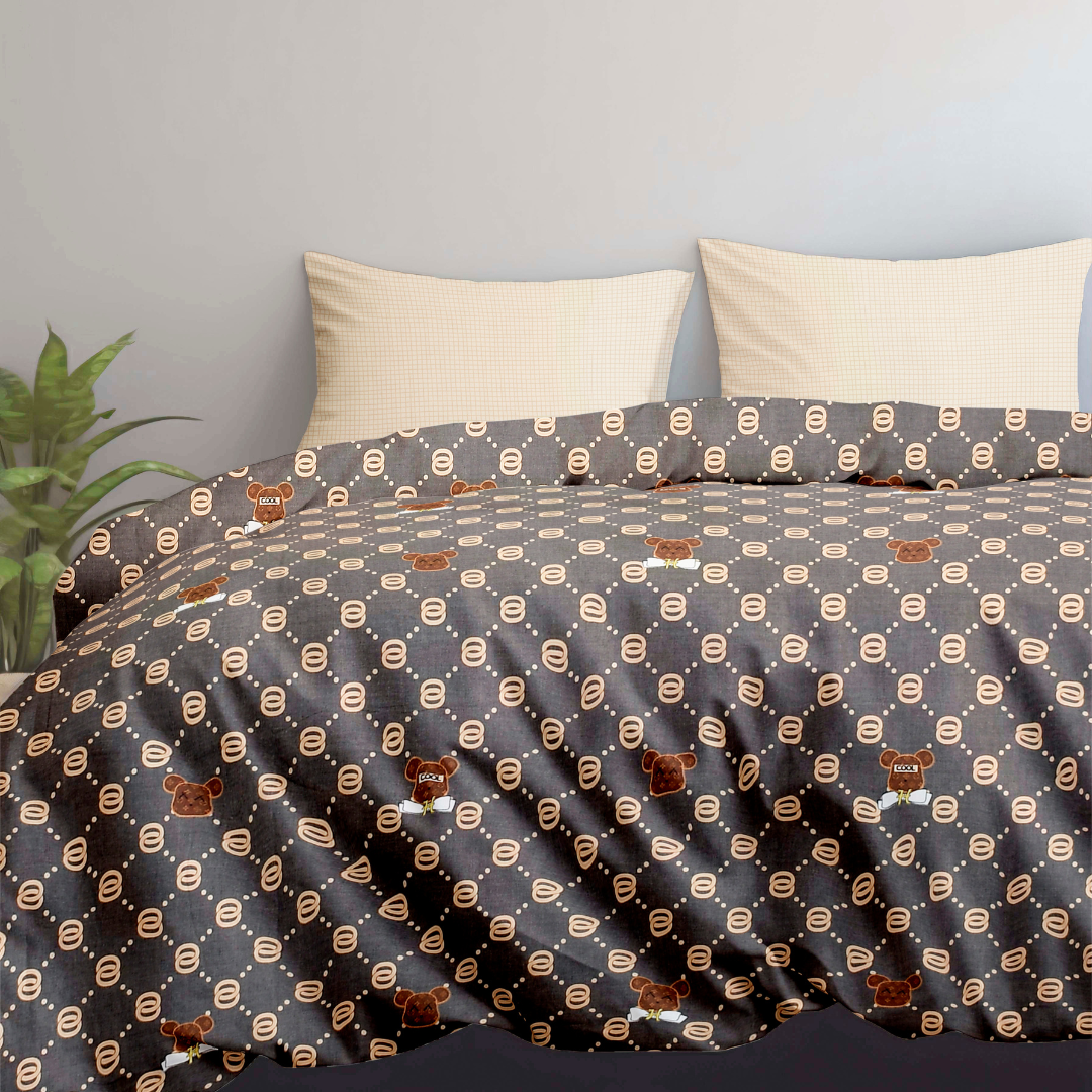 Bonafide Bedsheet – OOA 144 GSM Polyester King Size Set